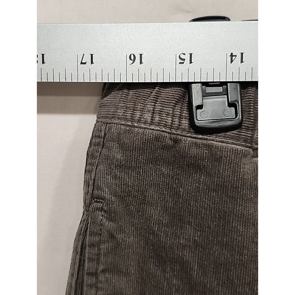 Vuori Optimist Corduroy Pants Mens L Grey 29 Inch Inseam Pockets Drawstring V440